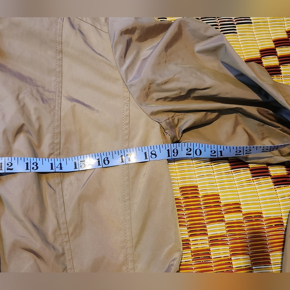 Cole Haan Metallic Rain Jacket. Sz S. - Picture 7 of 8